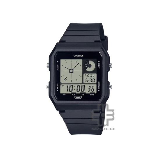 Casio General LF-20W-1A Black Resin Band Men Watch / Women Watch / Unisex Casio General LF-20W-1A Black Resin Band Men Watch / Women Watch / Unisex
