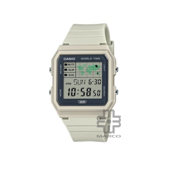 Casio General LF-30W-8A White Resin Band Men Watch Casio General LF-30W-8A White Resin Band Men Watch