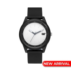 CAT Insignia 1.2 LJ-160-21-221 Black Silicone Band Men Watch |10ATM |43MM | 2Y Warranty