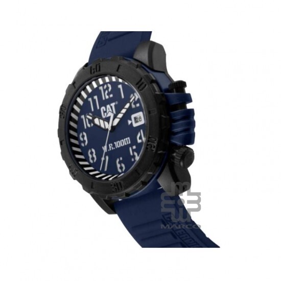 Caterpillar Barricade LK-111-26-612 Blue Dial Blue Silicone Analog Men Watch