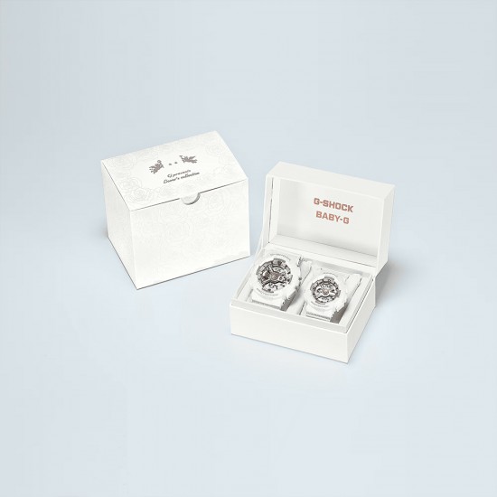 Casio G-Shock x Baby-G LOV-24A-7A White Resin Band Seasonal Pair Collection 2024 Couple Set Pair Watch Casio G-Shock x Baby-G LOV-24A-7A White Resin Band Seasonal Pair Collection 2024 Couple Set Pair Watch