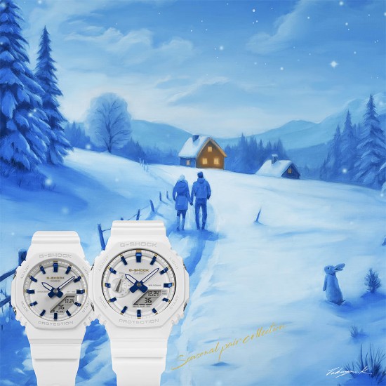 Casio G-Shock x G-Shock Women LOV-25A-7A White Bio-based Resin Band Seasonal Pair Collection 2025