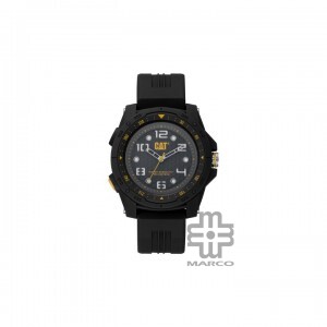Caterpillar Aperture LP-160-21-531 Black Silicone Analog Watch | 3 Hand Movement | 45MM | 2Y Warranty