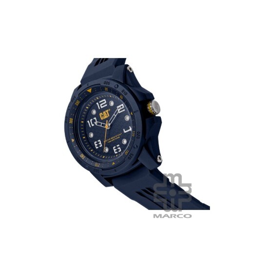Caterpillar Aperture LP-160-26-636 Blue Silicone Analog Watch | 3 Hand Movement | 45MM | 2Y Warranty