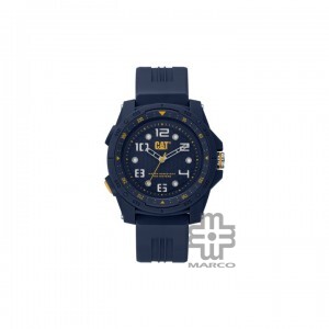 Caterpillar Aperture LP-160-26-636 Blue Silicone Analog Watch | 3 Hand Movement | 45MM | 2Y Warranty