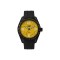 Caterpillar Oceania LQ-161-21-732 | Black Yellow Silicone Recycle Watch | Ocean Material | 2Y Warranty