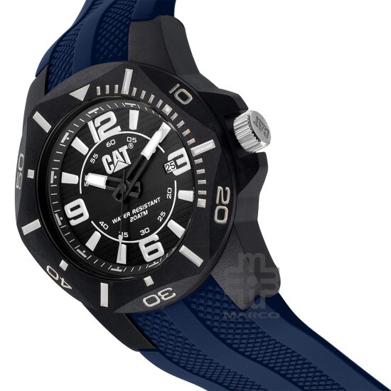 Caterpillar Diver LR-161-26-136 | Blue | Silicone Strap | Analog | 45MM | 200M WR