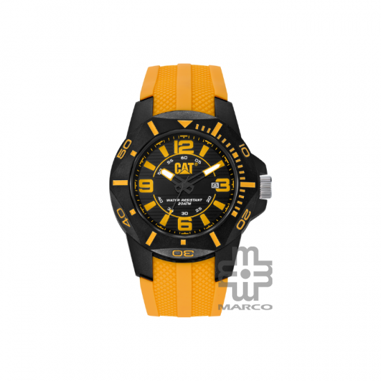 Caterpillar Diver LR-161-27-137 | Yellow | Silicone Strap | Analog Digital | 45MM | 200M WR