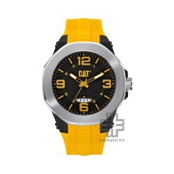 Caterpillar HIVE | LT-141-27-137| Yellow Silicone Strap | Analog Watch | 100M WR | 45MM | 2Y Warranty
