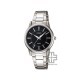 Casio General LTP-1303D-1AV Silver Stainless Steel Band Women Watch