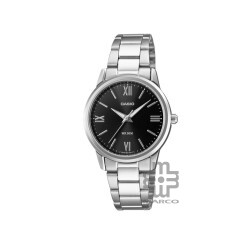 Casio General LTP-1303DD-1AV Silver Stainless Steel Band Women Watch