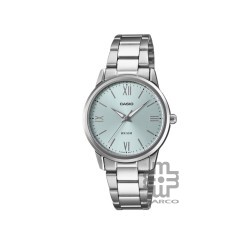 Casio General LTP-1303DD-2AV Silver Stainless Steel Band Women Watch
