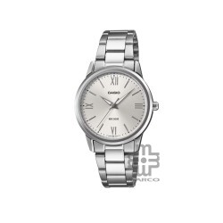 Casio General LTP-1303DD-7AV Silver Stainless Steel Band Women Watch