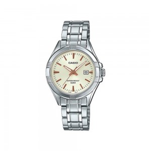 Casio General LTP-1308D-9A Silver Stainless Steel Band Women Watch
