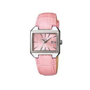 Casio General LTP-1333L-4ADF Pink Leather Band Women Watch