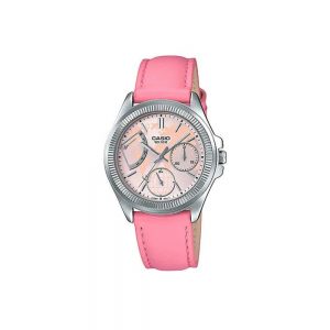 Casio General Enticer LTP-2089L-4AVDF Pink Blue Leather Band Women Watch