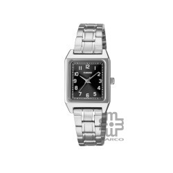 Casio General LTP-B150DA-1B Silver Stainless Steel Band Women Watch