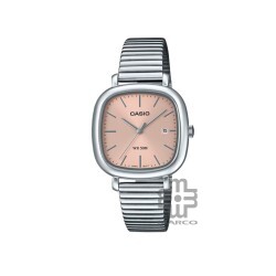 Casio General LTP-B166D-4AV Silver Stainless Steel Band Women Watch