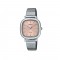 Casio General LTP-B166D-4AV Silver Stainless Steel Band Women Watch