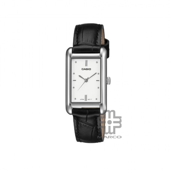Casio General LTP-B171L-7A1 Black Leather Band Women Watch