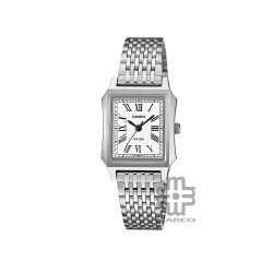 Casio General LTP-B190D-7BV Silver Stainless Steel Band Women Watch