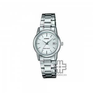 Casio General LTP-V002D-7A Silver Stainless Steel Band Women Watch