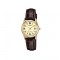 Casio General LTP-V002GL-9B Dark Brown Leather Band Women Watch