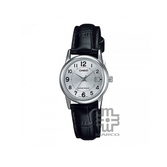 Casio General LTP-V002L-7B Black Leather Band Women Watch Casio General LTP-V002L-7B Black Leather Band Women Watch