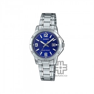 Casio General LTP-V004D-2B Silver Stainless Steel Band Women Watch