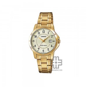 Casio General LTP-V004G-9B Gold Stainless Steel Band Women Watch