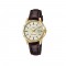 Casio General LTP-V004GL-9A Dark Brown Leather Band Women Watch