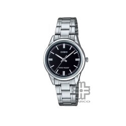 Casio General LTP-V005D-1A Silver Stainless Steel Band Women Watch