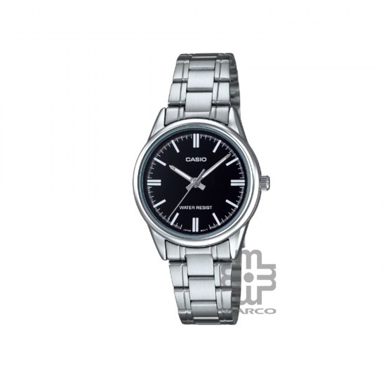 Casio General LTP-V005D-1A Silver Stainless Steel Band Women Watch