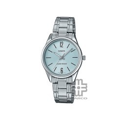 Casio General LTP-V005D-2B2 Silver Stainless Steel Band Women Watch