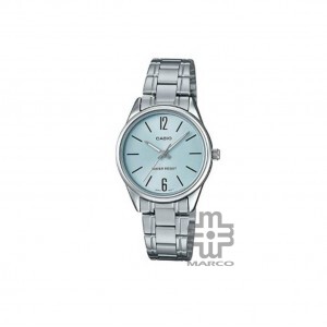 Casio General LTP-V005D-2B Silver Stainless Steel Band Women Watch 