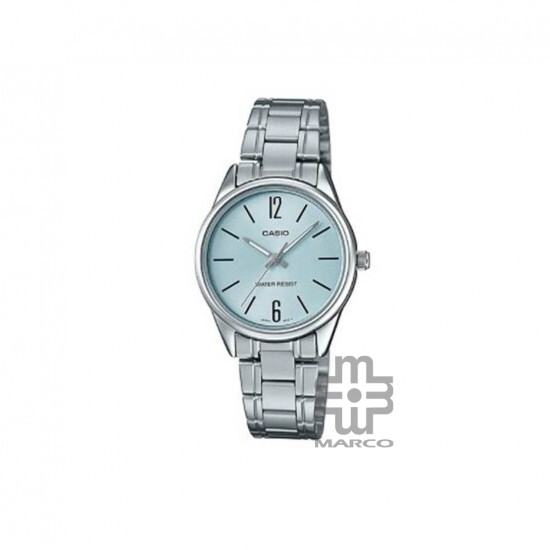 Casio General LTP-V005D-2B Silver Stainless Steel Band Women Watch 