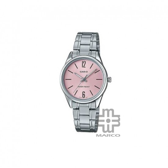 Casio General LTP-V005D-4B Silver Stainless Steel Band Women Watch