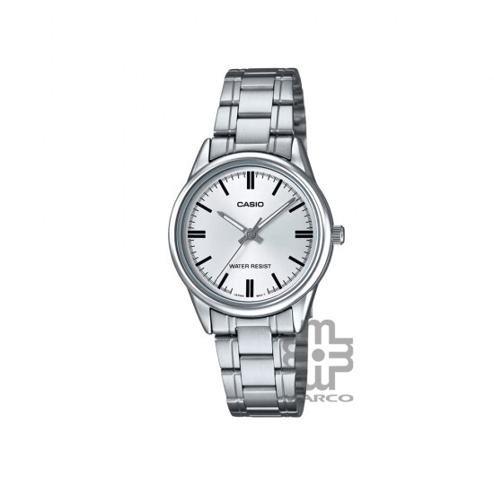 Casio General LTP-V005D-7A Silver Stainless Steel Band Women Watch