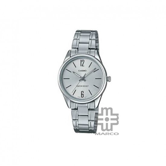 Casio General LTP-V005D-7B Silver Stainless Steel Band Women Watch