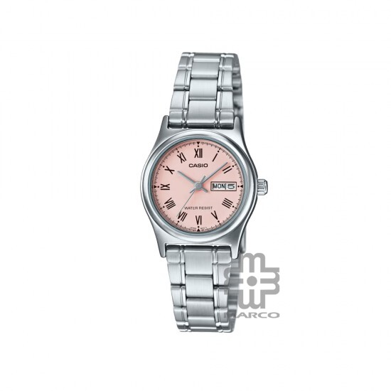 Casio General LTP-V006D-4B Silver Stainless Steel Band Women Watch