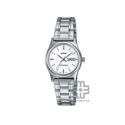 Casio General LTP-V006D-7B2 Silver Stainless Steel Band Women Watch