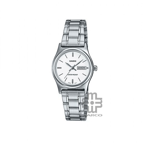 Casio General LTP-V006D-7B2 Silver Stainless Steel Band Women Watch