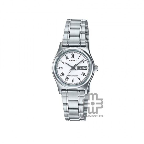 Casio General LTP-V006D-7B Silver Stainless Steel Band Women Watch