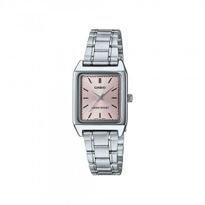 Casio General LTP-V007D-4E Silver Stainless Steel Band Women Watch