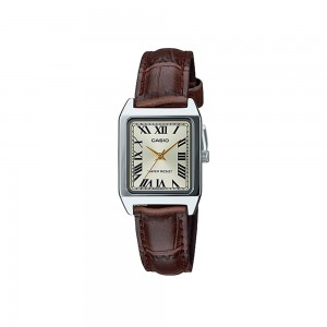 Casio General LTP-V007L-9B Brown Leather Band Women Watch