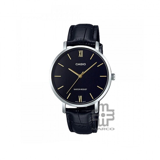 Casio General LTP-VT01L-1B Black Leather Band Women Watch Casio General LTP-VT01L-1B Black Leather Band Women Watch