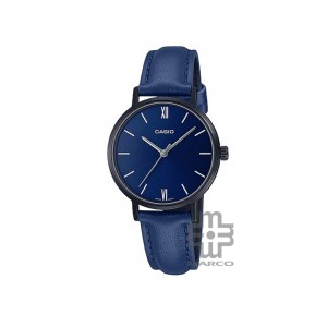 Casio General LTP-VT02BL-2A Blue Leather Band Women Watch