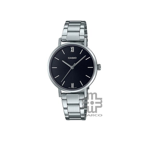 Casio General LTP-VT02D-1A Silver Stainless Steel Band Women Watch Casio General LTP-VT02D-1A Silver Stainless Steel Band Women Watch