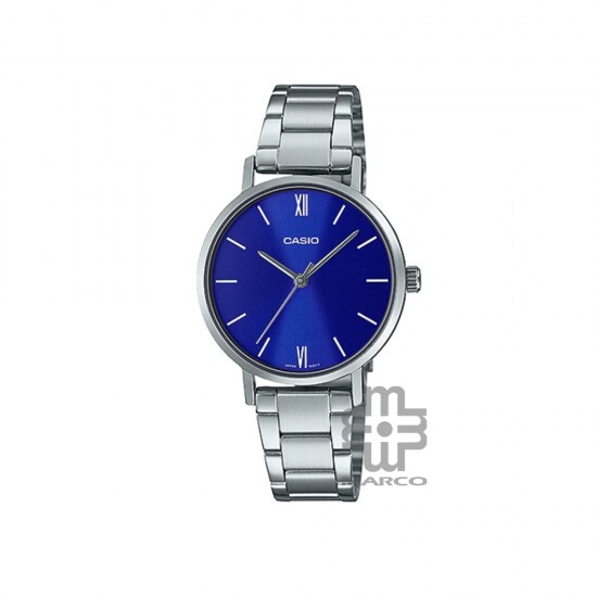 Casio General LTP-VT02D-2A Silver Stainless Steel Band Women Watch Casio General LTP-VT02D-2A Silver Stainless Steel Band Women Watch