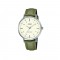 Casio General LTP-VT03L-3B Green Leather Band Women Watch
